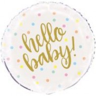 Hello Baby Baby Shower Balloon